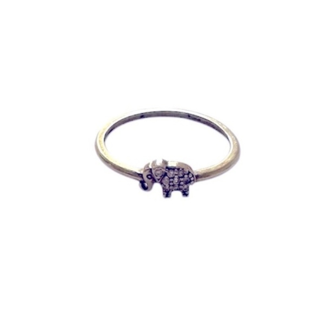 Madewell Elephant Brass Ring